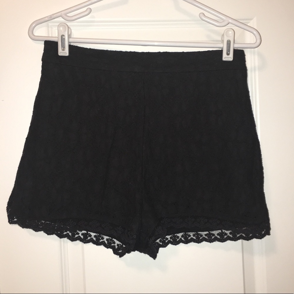 Urban Outfitters Kimchi high waisted lace shorts